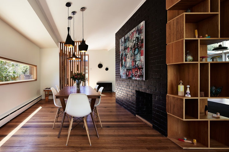 Contemporary Dining Room by Maxa Design