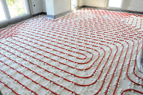 hydronic radiant floor heating cost geothermal