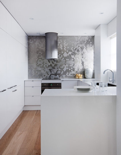 Contemporary Kitchen by ALLOY Solid Metal Tiles