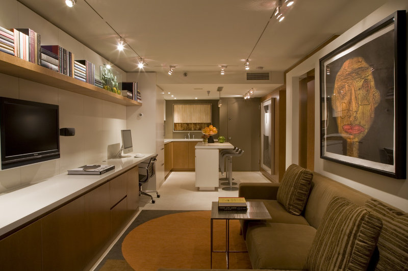 contemporary home office by Studio Santalla, Inc