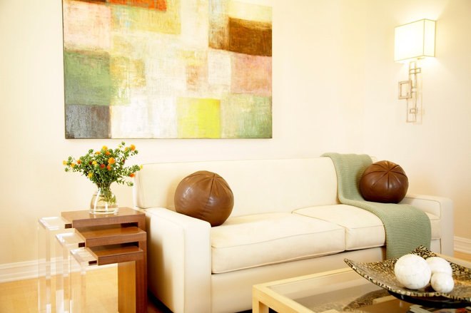 contemporary living room by Lori Dennis, ASID, LEED AP