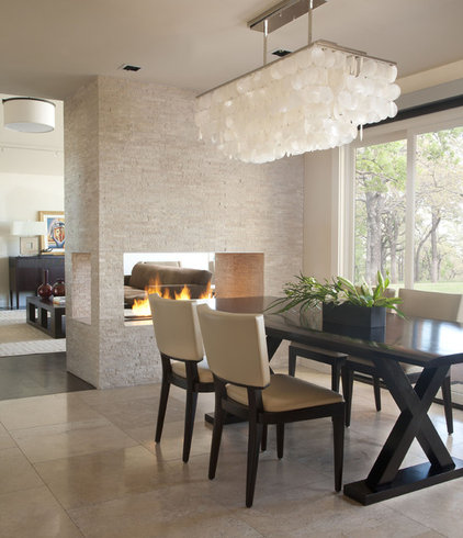 contemporary dining room by D&D Interiors