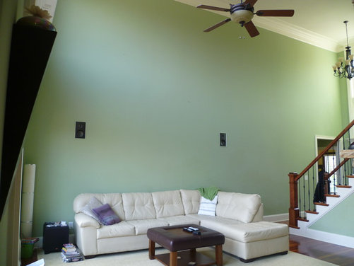 living room bare wall ideas