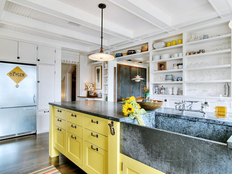 Eclectic Kitchen by J.A.S. Design-Build