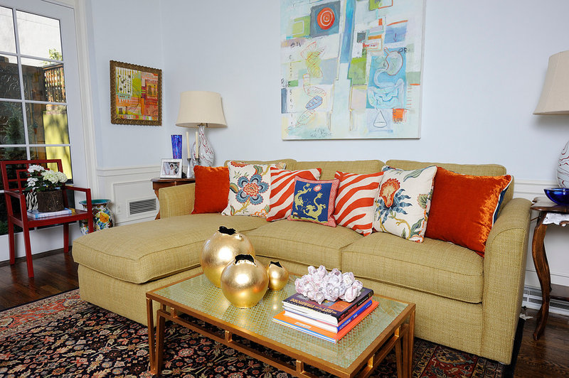 eclectic living room by Kelly Nelson Designs