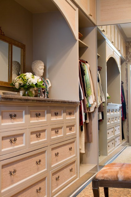 traditional closet by Charmean Neithart Interiors, LLC.