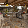 Outdoor Kitchen - traditional - landscape - columbus - by Ryan ...