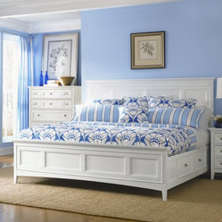 Low Profile Storage Bed Set - Timeless and beautiful, the Kentwood Low 