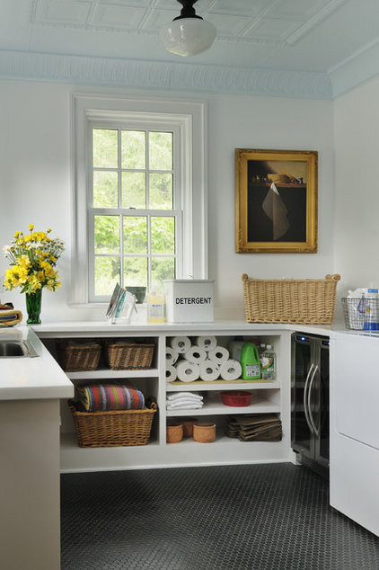 Traditional Laundry Room by Crisp Architects