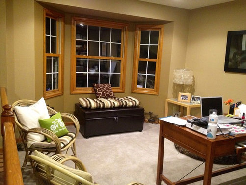 oak trim living room ideas