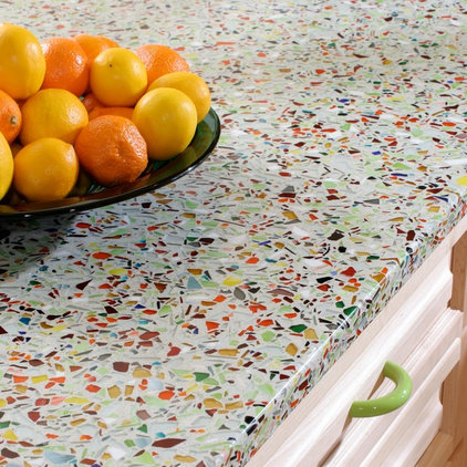 Curava Recycled Glass Countertops