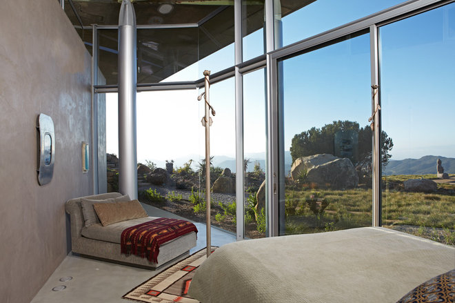 modern bedroom by David Hertz & Studio of Environmental Architecture