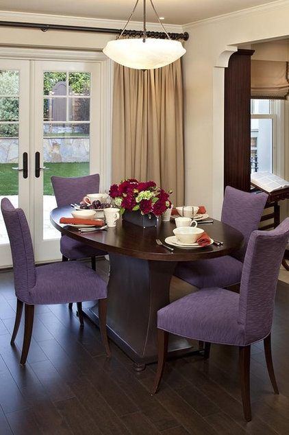 eclectic dining room by Lindy Donnelly
