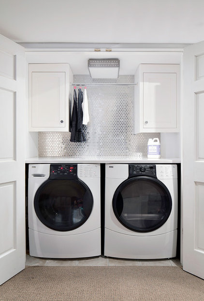 Transitional Laundry Room by Clean Design