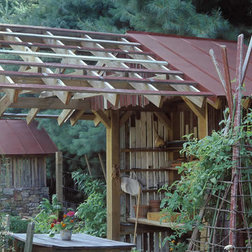 Garden Shed with Pergola