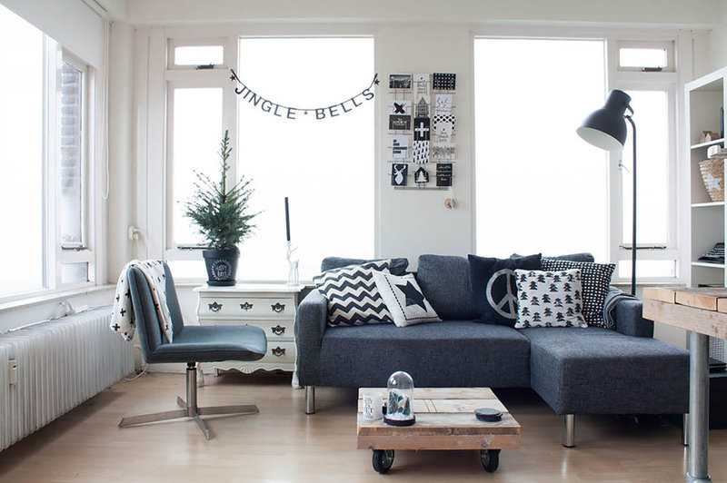 eclectic living room by Louise de Miranda