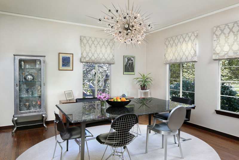 Midcentury Dining Room by Melinamade Interiors
