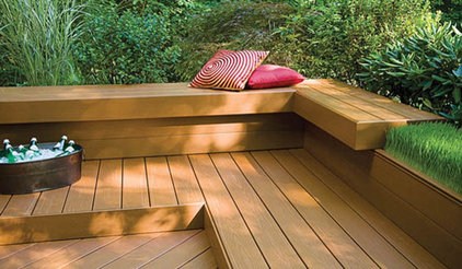 contemporary deck by Housetrends Magazine
