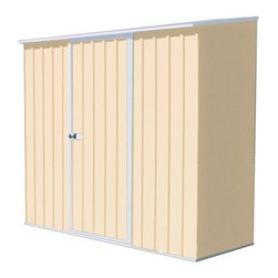 ABSCO Spacesaver 7 x 3 Tool Shed - Classic Cream a super-durable shed 