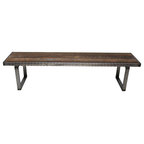 industrial metal benches