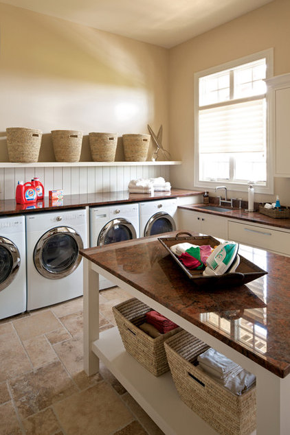 contemporary laundry room by Savvy Decor