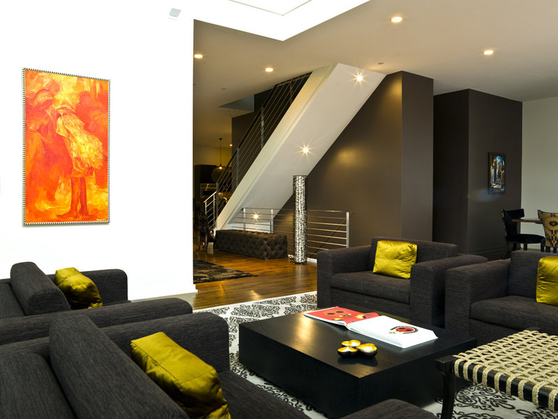 modern living room by Cynthia Lynn Photography