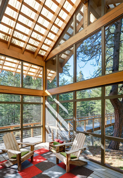 modern porch by Balance Associates Architects