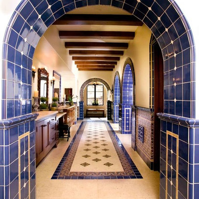 Bathroom Ceiling Tiles on Bathroom Spanish Style Furniture Design Ideas  Pictures  Remodel And