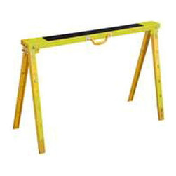 Vulcan - Sawhorse Steel Folding 40In - Adjustable leg folding sawhorse 