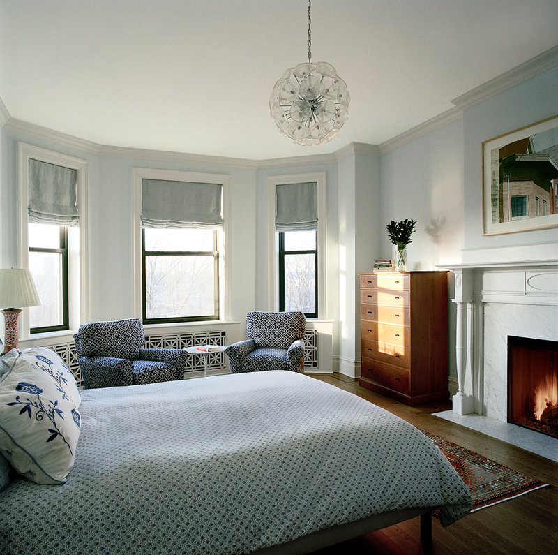 Transitional Bedroom by Dnotisdesign