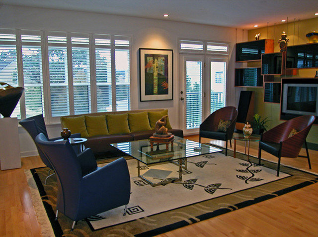 contemporary living room by Evalyn Ashmore, ASID