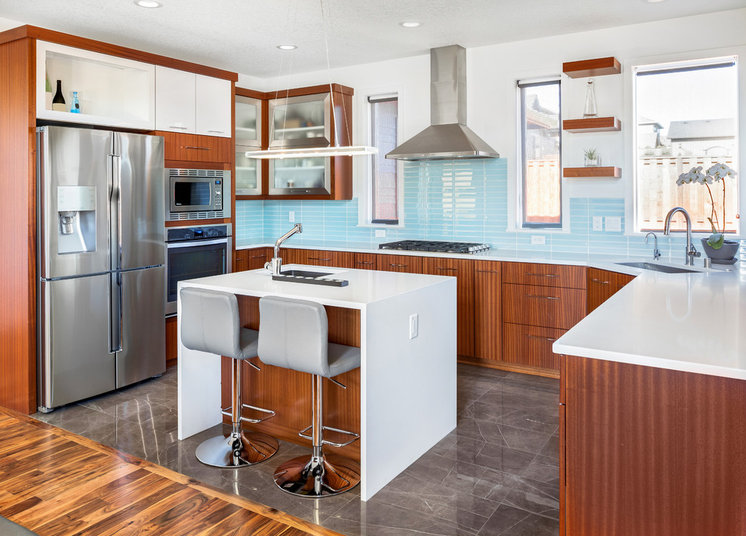 Contemporary Kitchen by Design Build Duluth