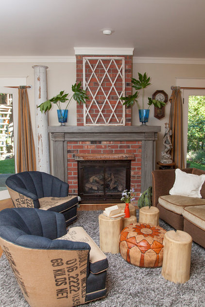 eclectic living room by Whitney Lyons