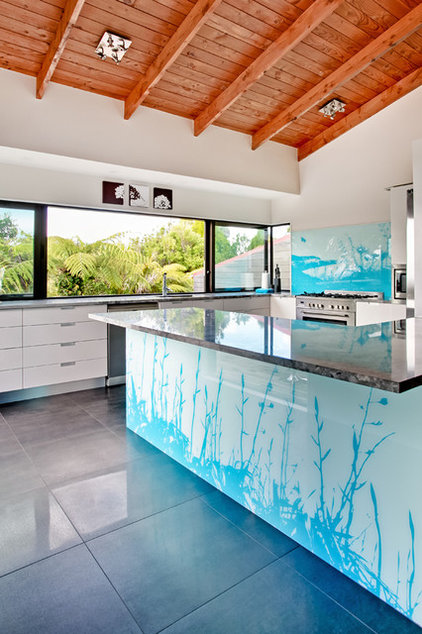 contemporary kitchen by Lucy G Creative NZ Photography & Splashbacks
