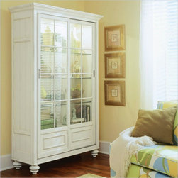 American Drew - American Drew Camden China Cabinet in Buttermilk Finish - American Drew - China Cabinets - 920588
