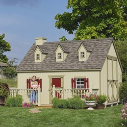 Little Cottage 8 x 10 Cape Cod Wood Playhouse - There's nothing better