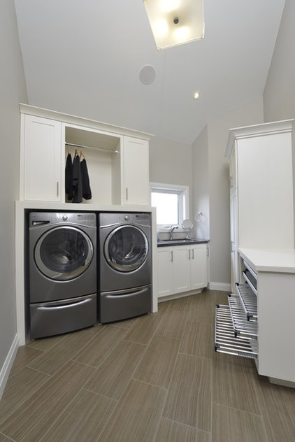 Contemporary Laundry Room by Lindsay Construction Services
