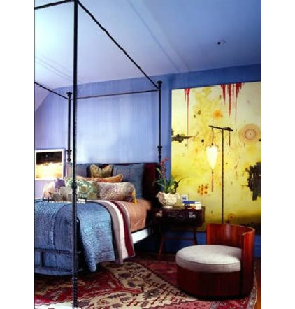 eclectic bedroom by HERMOGENO DESIGNS
