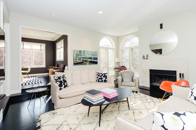 contemporary living room by Jessica Turf Design