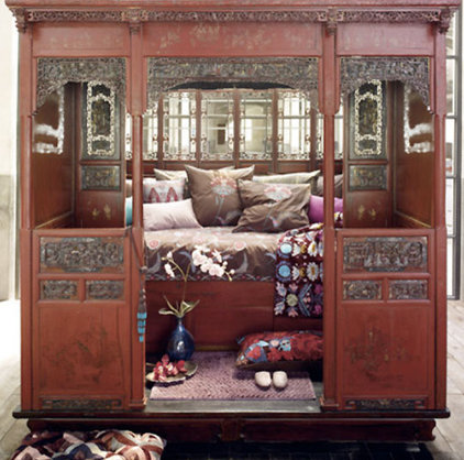 Asian Bedroom chinese bed