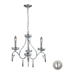 Includes an Adapter Kit to Allow for Easy Conversion of a Recessed Light to a Chandelier Elk Lighting - 82051/3-LA