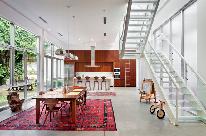 Modern Dining Room by BWArchitects (formerly Basil Walter Architects)