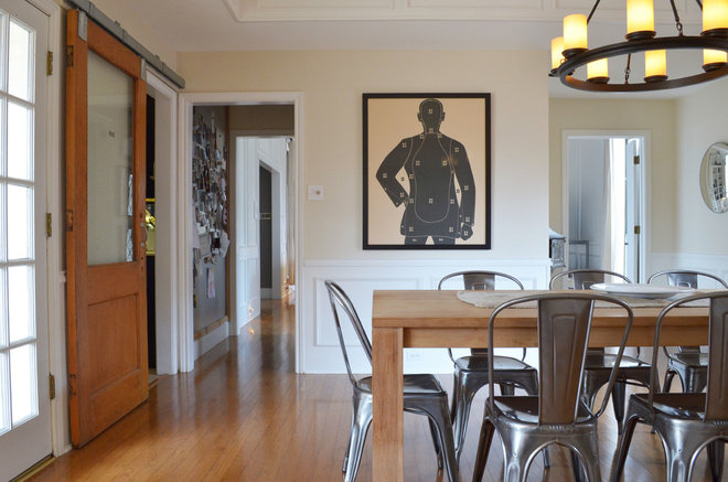eclectic dining room by Sarah Greenman