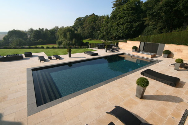 Contemporary Pool by Tanby Swimming Pools