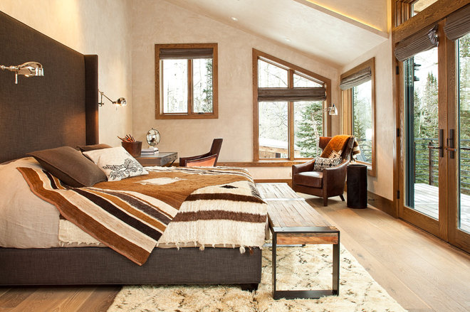 contemporary bedroom by Studio Frank