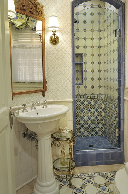 Traditional Bathroom by Denise Foley Design Inc