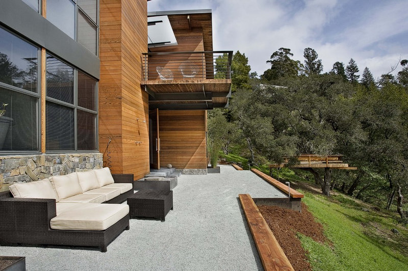 modern patio by Quezada Architecture
