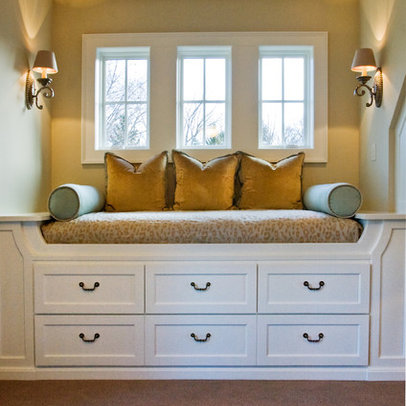 Traditional Bedroom window seat Design Ideas, Pictures, Remodel ...