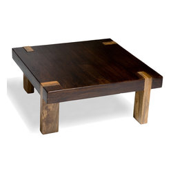 small light wood coffee table