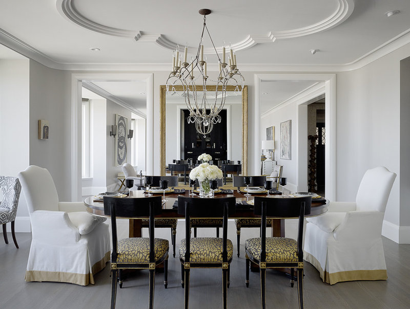 Traditional Dining Room by Candace Cavanaugh Interiors